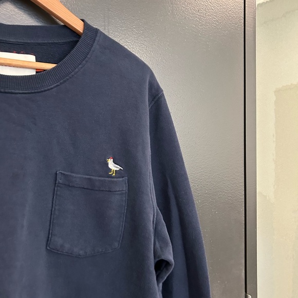 Revolution XL GUC some fading/stains Blue Crewneck Sweater Classic Knit Design - Picture 4 of 16